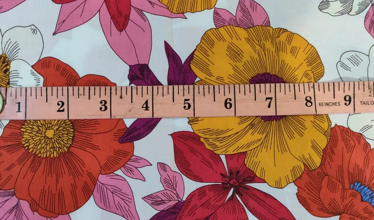 100% Cotton Poplin Print 58" wide available in three prints [ fun animal ,teddy bear and floral][12769/12772/73]