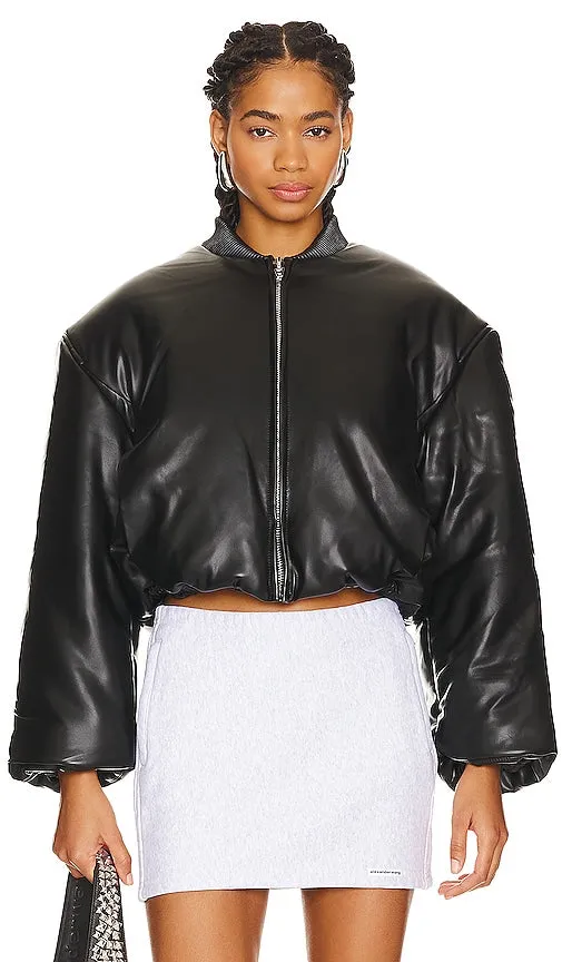 BLANKNYC Faux Leather Jacket in Black