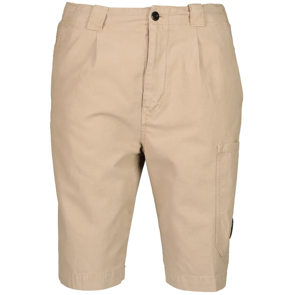 Cotton/Linen Lens Bermuda Shorts