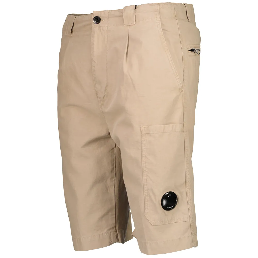 Cotton/Linen Lens Bermuda Shorts