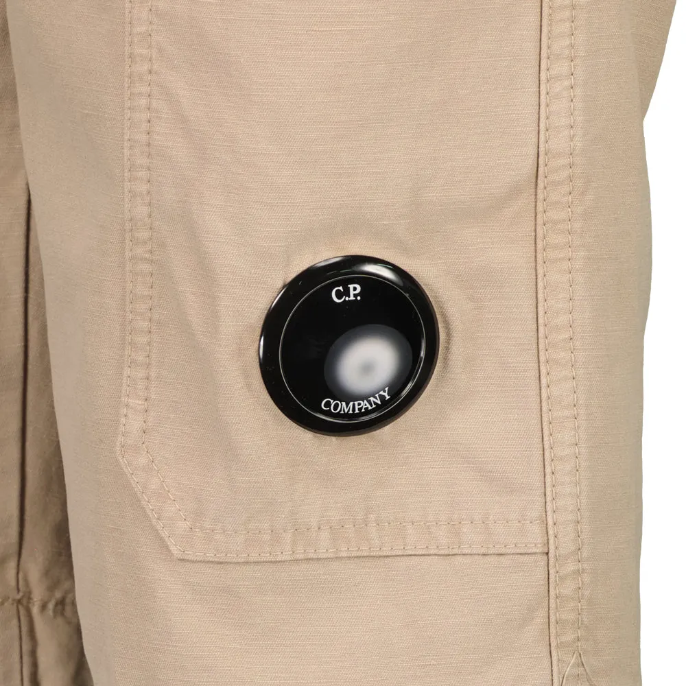 Cotton/Linen Lens Bermuda Shorts
