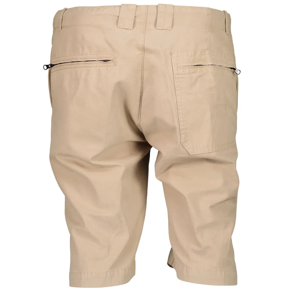 Cotton/Linen Lens Bermuda Shorts