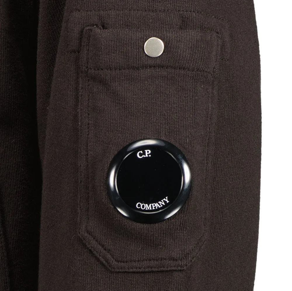 C.P. Hooded Openend Fleece Lens Zip Cardigan