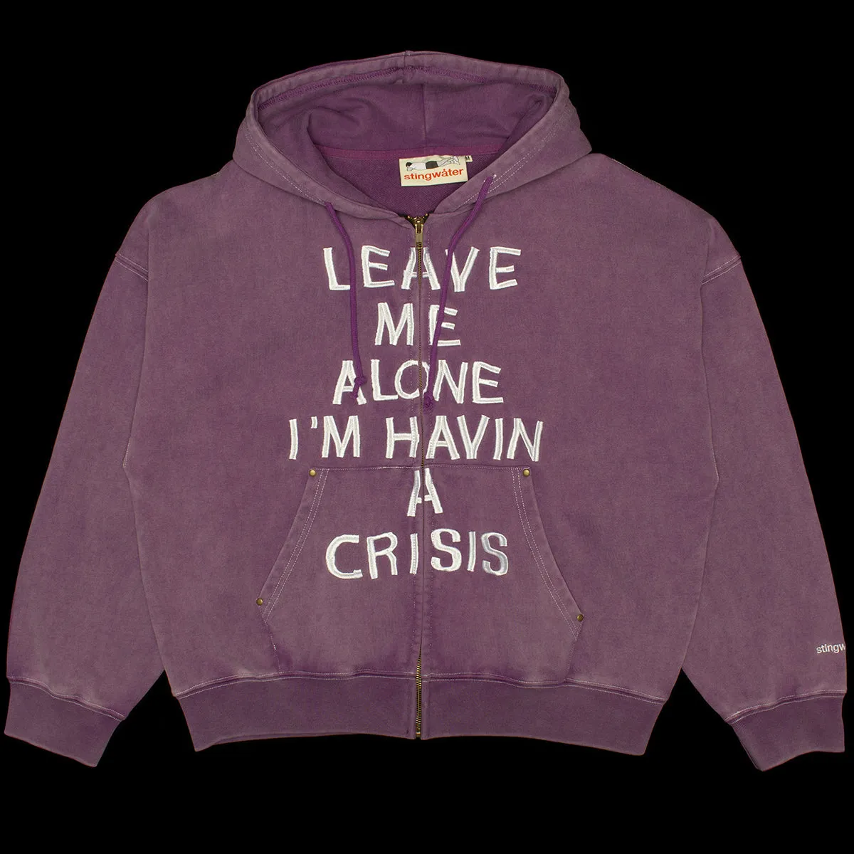 Crisis Zip-Up Hoodie