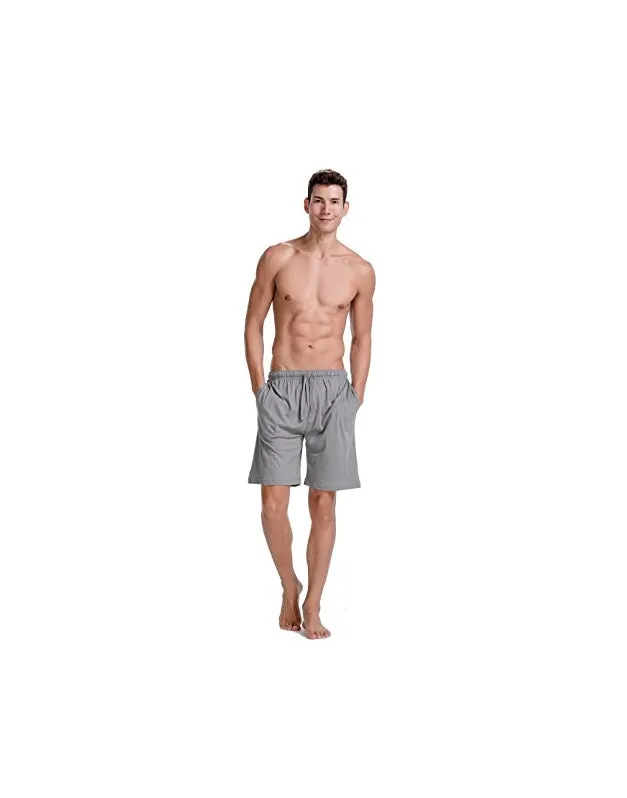 CYZ Men's Sleep Shorts - 100% Cotton Knit Sleep Shorts & Lounge Wear …