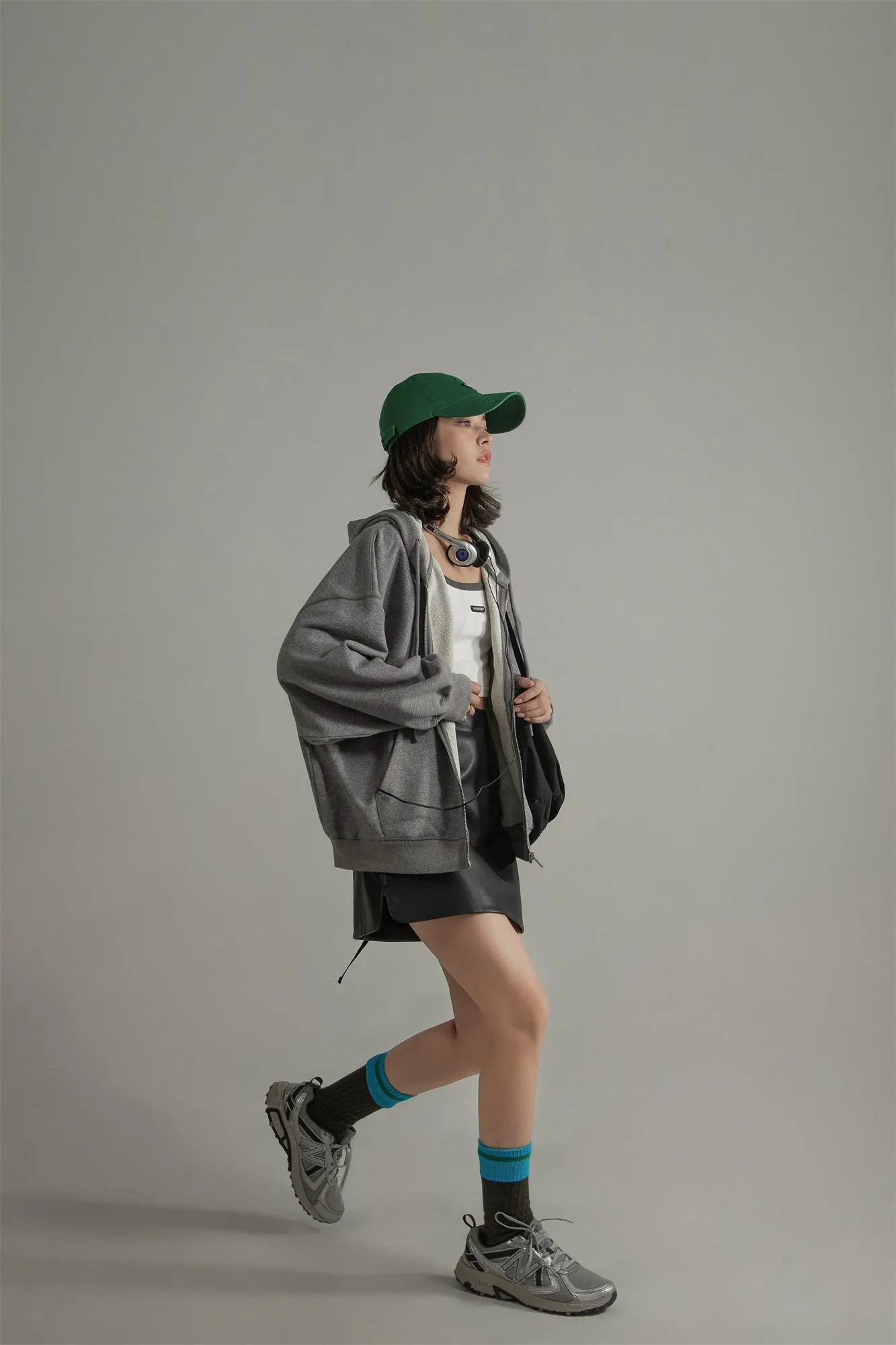 Daily Two-Way Zip-Up Hoodie