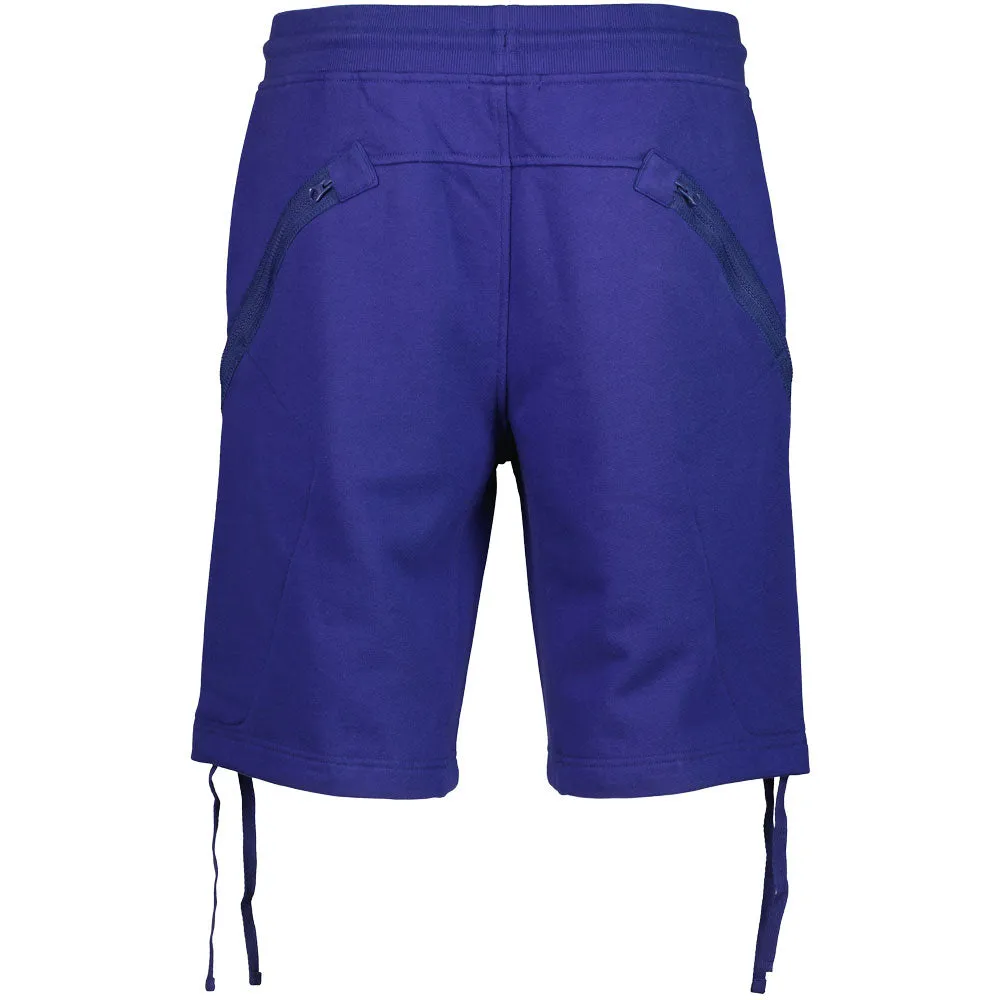 Diagonal Fleece Lens Sweat Shorts