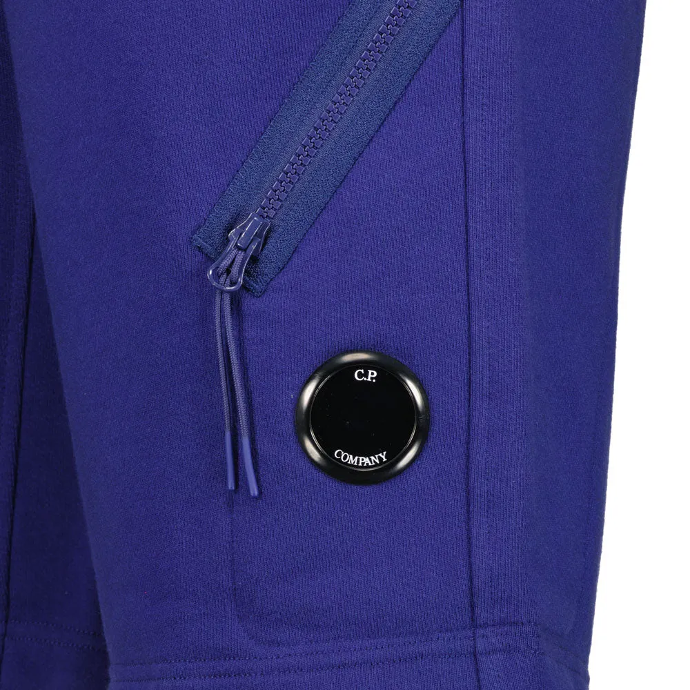 Diagonal Fleece Lens Sweat Shorts