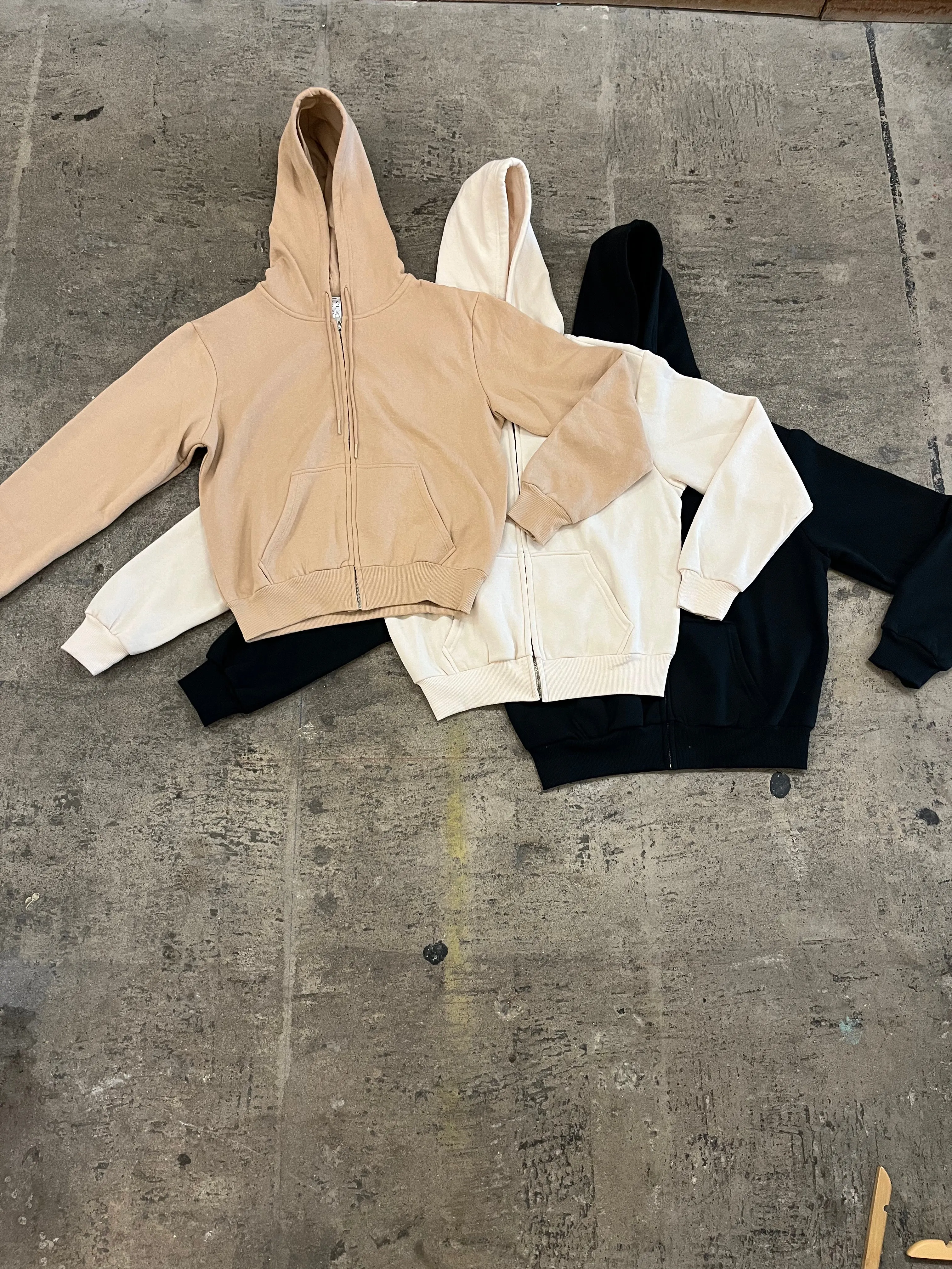 FLEECE ZIP UP HOODIE