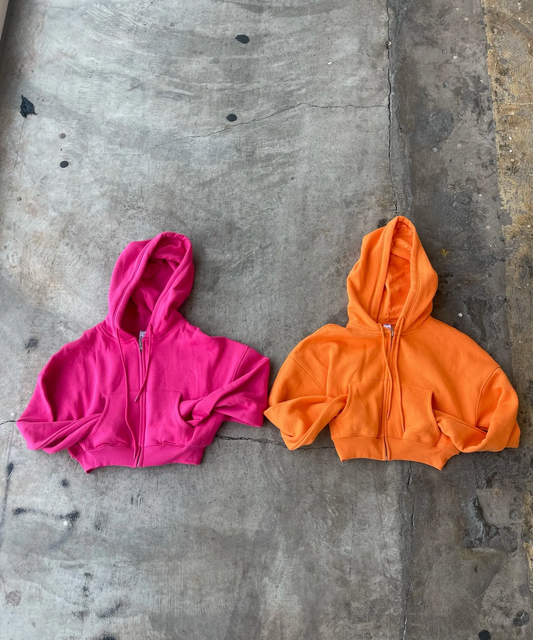 FLEECE ZIP UP HOODIE
