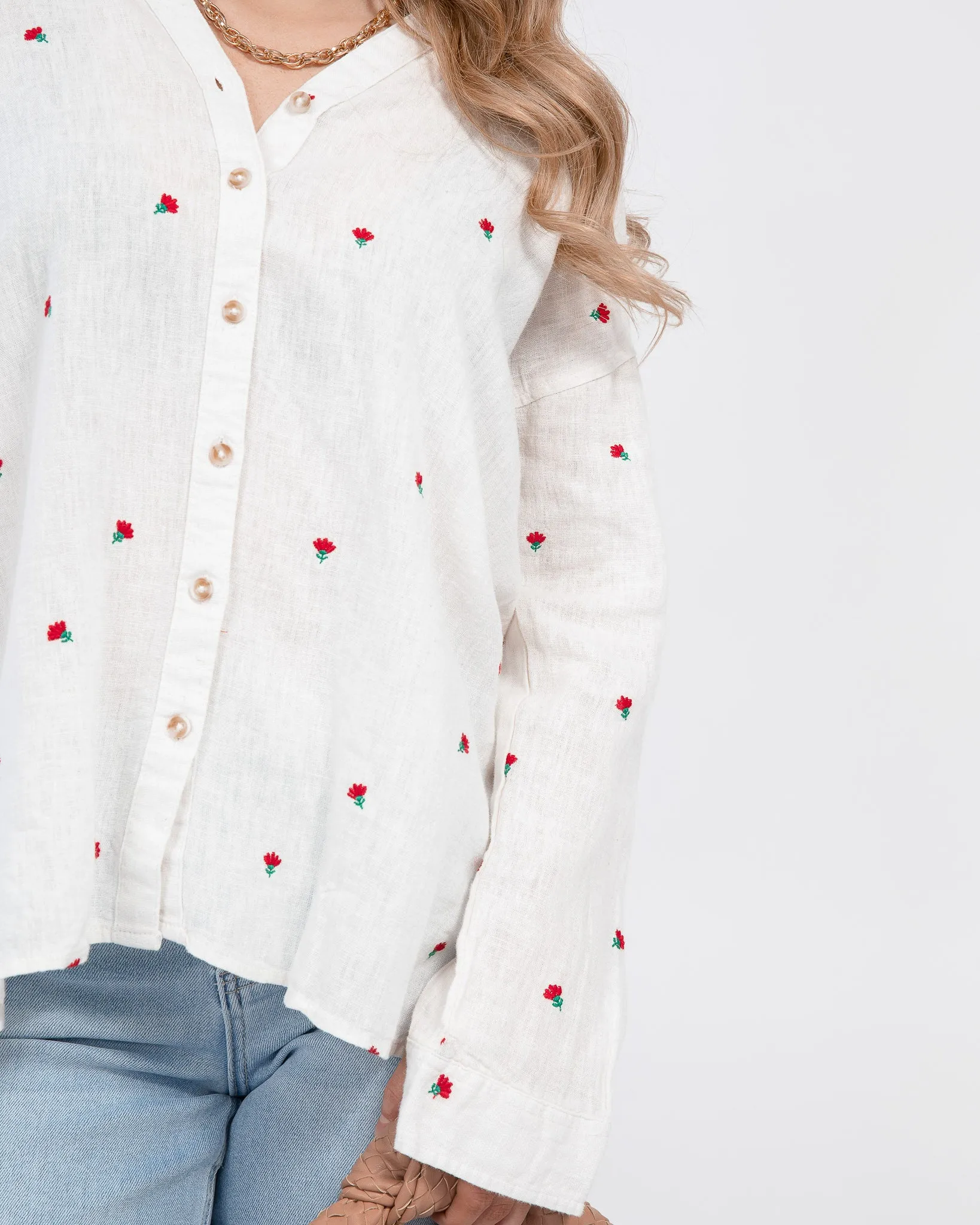 Fresh Pick Button-Up Top