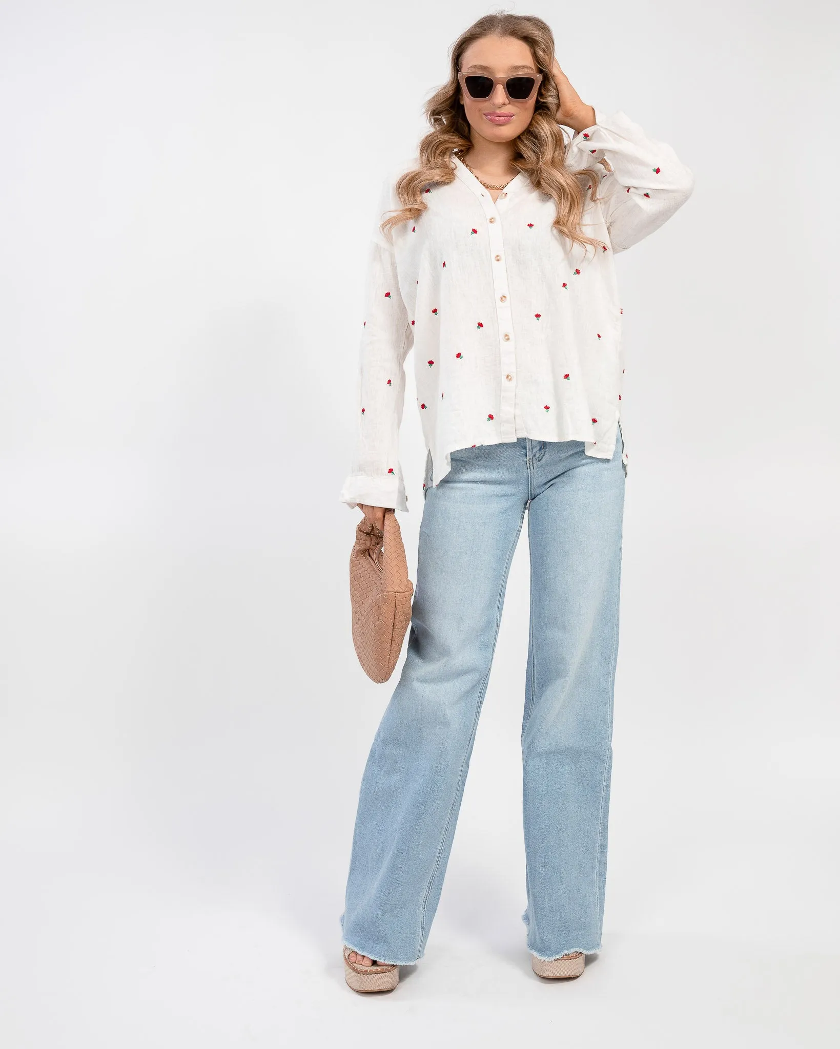 Fresh Pick Button-Up Top