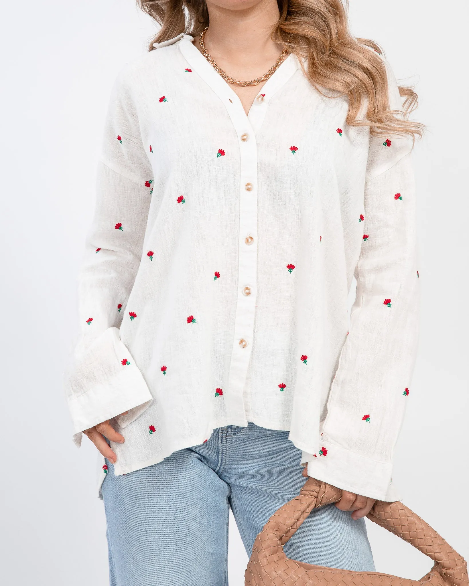Fresh Pick Button-Up Top