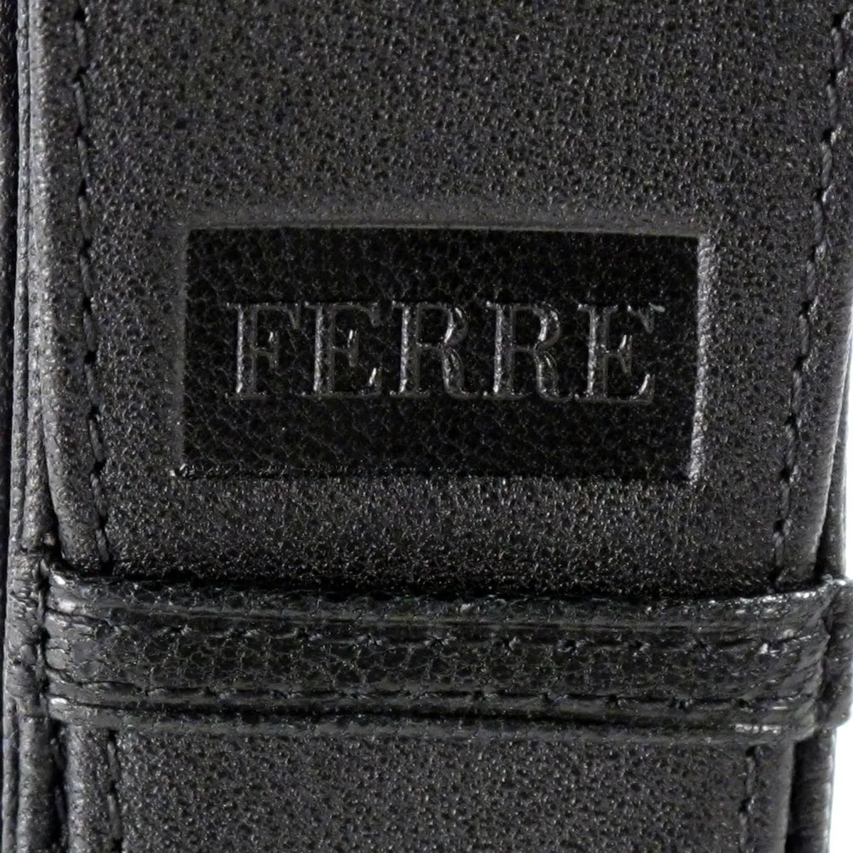Gianfranco Ferre GF 1006 NERO 001 Black Soft Flap 2 Pen holder