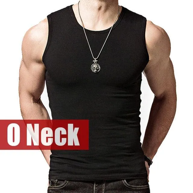Great Men's Tank Tops - Fashion Summer Style Sleeveless Undershirts - Casual Cotton Men's Vest Tops (TM7)(CC1)(F101)(F8)(F11)