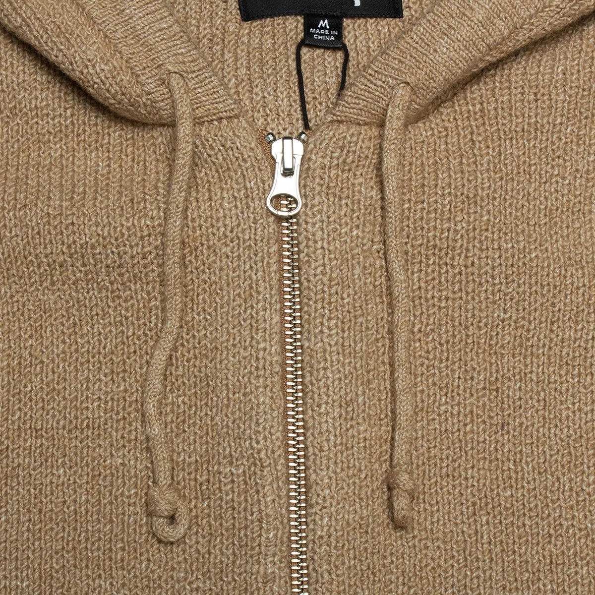 Hooded Zip-Up Sweater