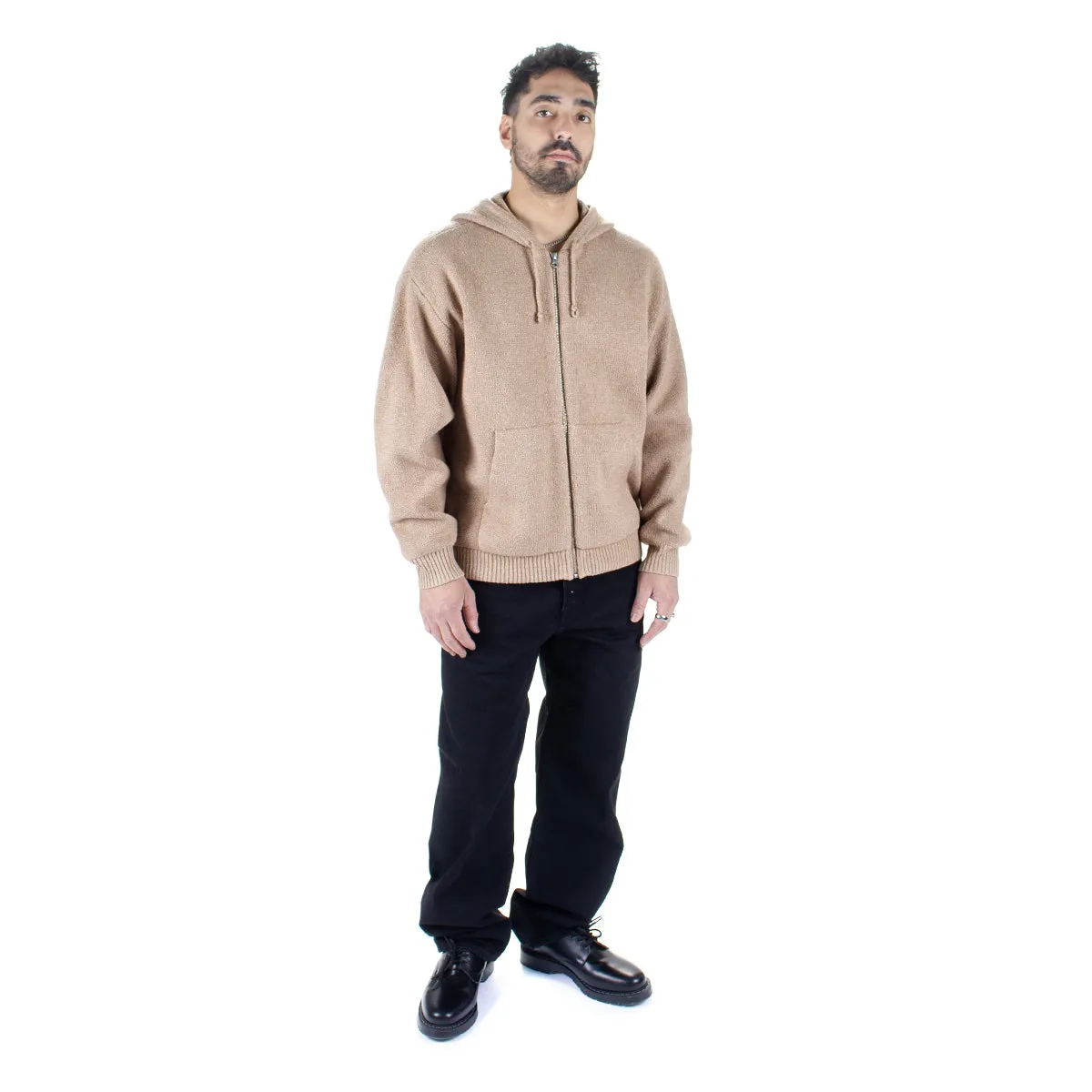 Hooded Zip-Up Sweater