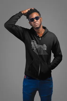 Louvre - Unisex Heavy Blend™ Full Zip Hooded Sweatshirt