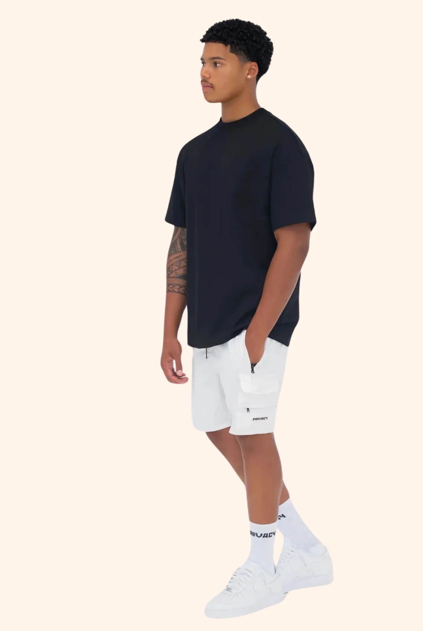 Luxury Cargo Shorts V2 - White
