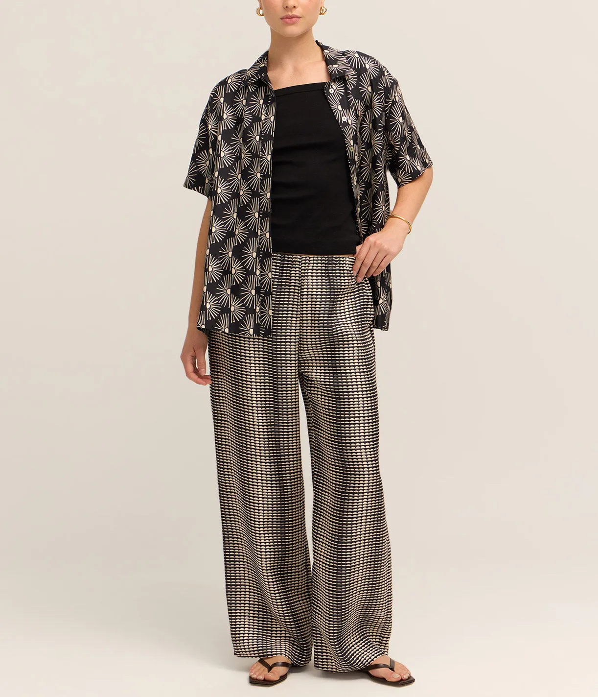 Montauk Shirt in Sunrise Noir