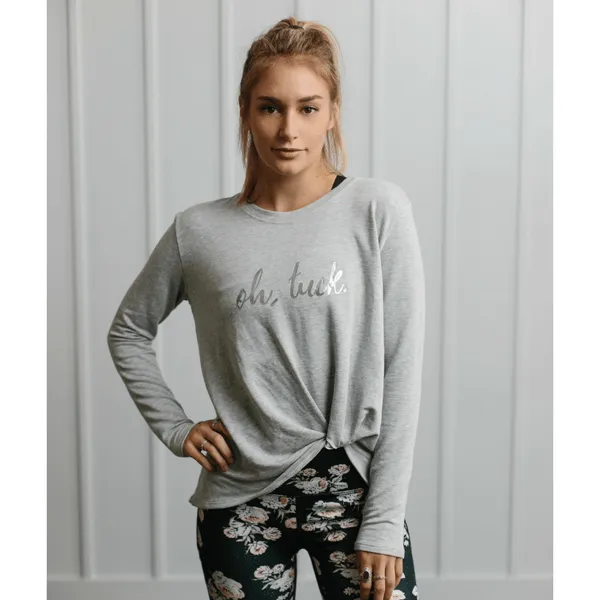 Oh, Tuck Knotted Long Sleeve