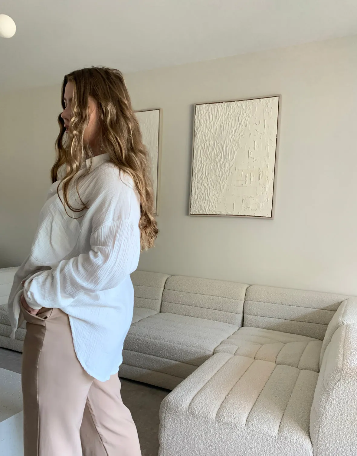 Plus Size Solid Trouser Pants