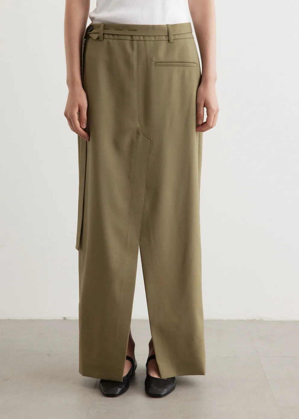 Reimagined Tailored Skirt