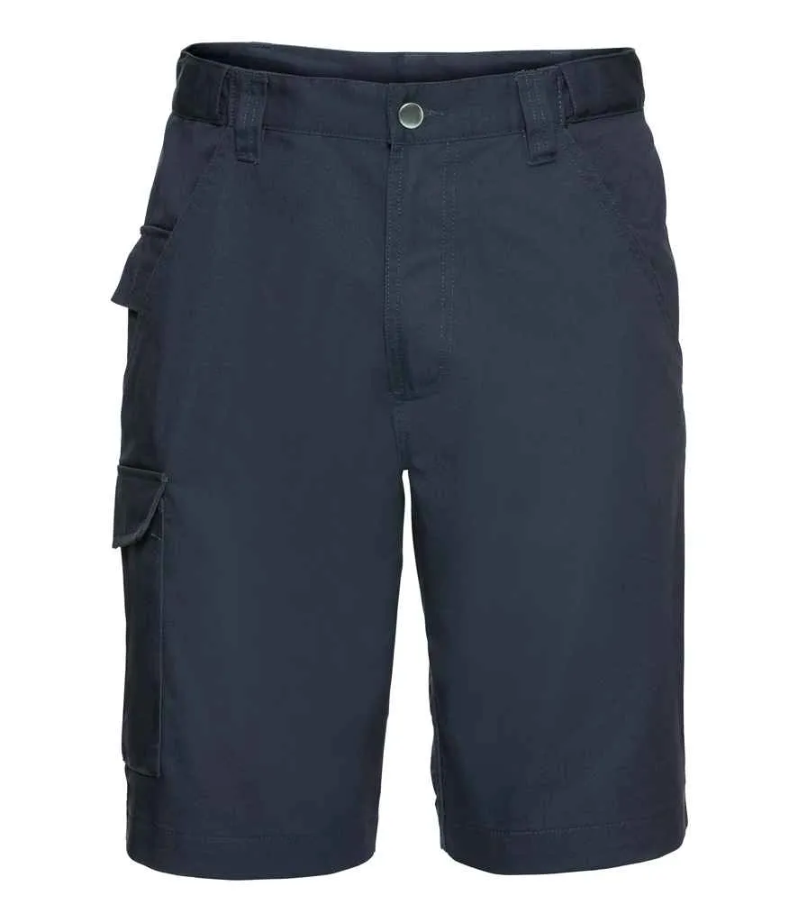 Russell Workwear Poly/Cotton Shorts | French Navy