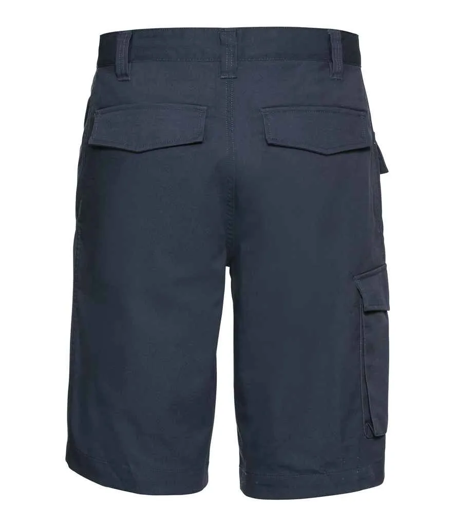 Russell Workwear Poly/Cotton Shorts | French Navy