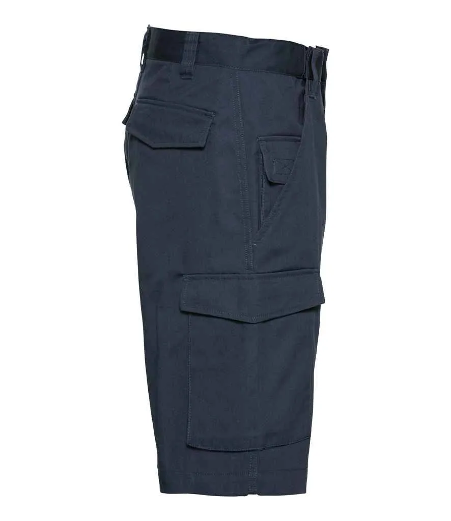 Russell Workwear Poly/Cotton Shorts | French Navy