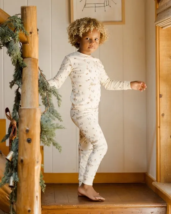 Rylee   Cru Organic Long Sleeve Pajama Set