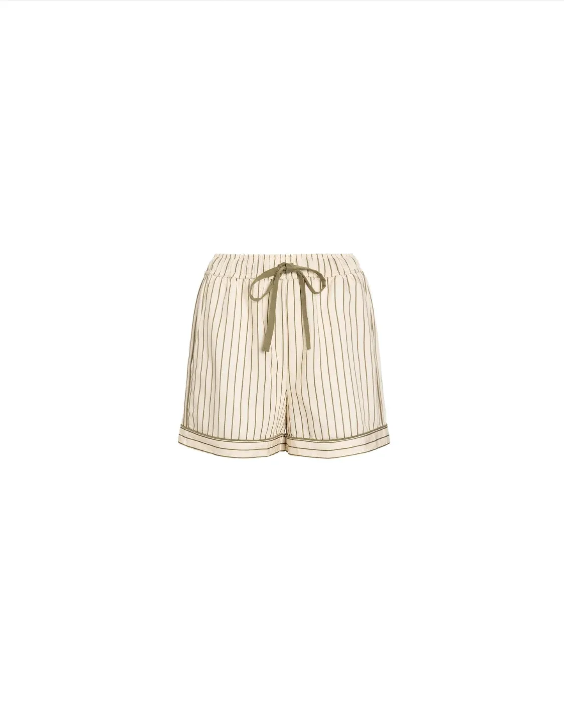 SLEEP SHORTS | MATCHA STRIPES