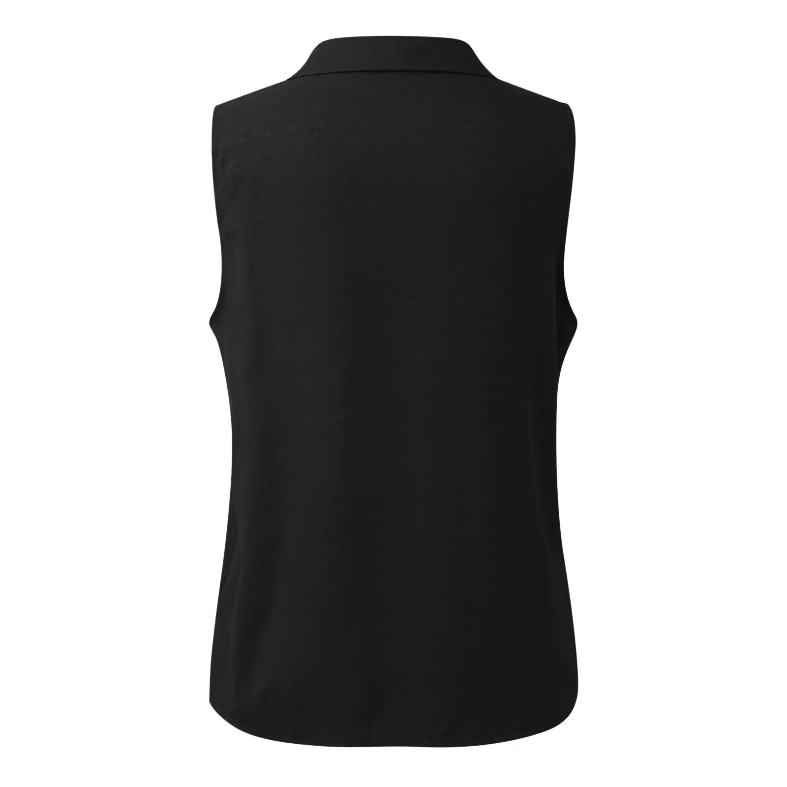 Solid Sleeveless Business Work Top
