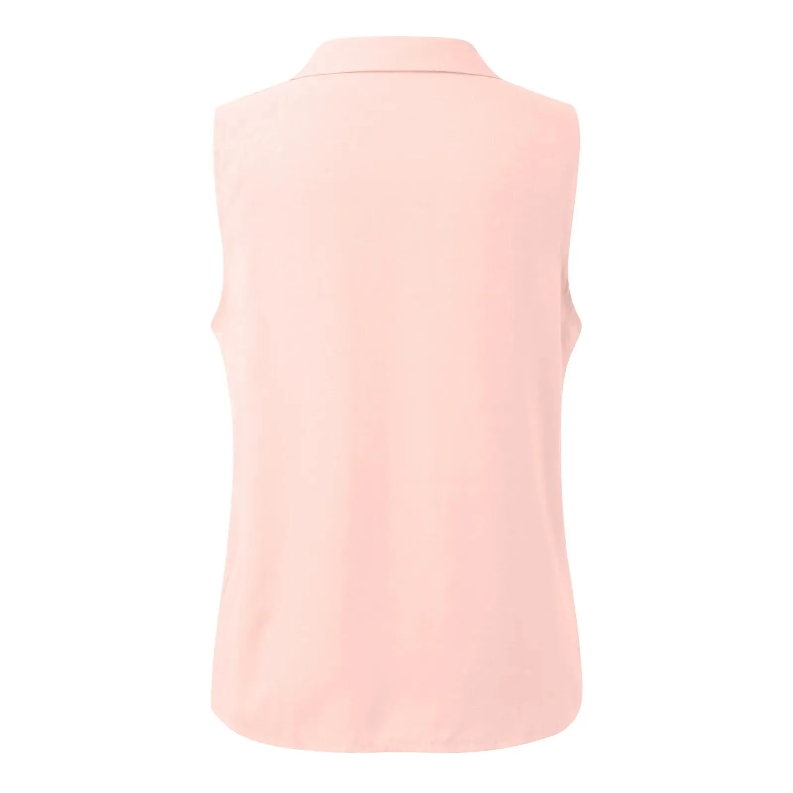 Solid Sleeveless Business Work Top