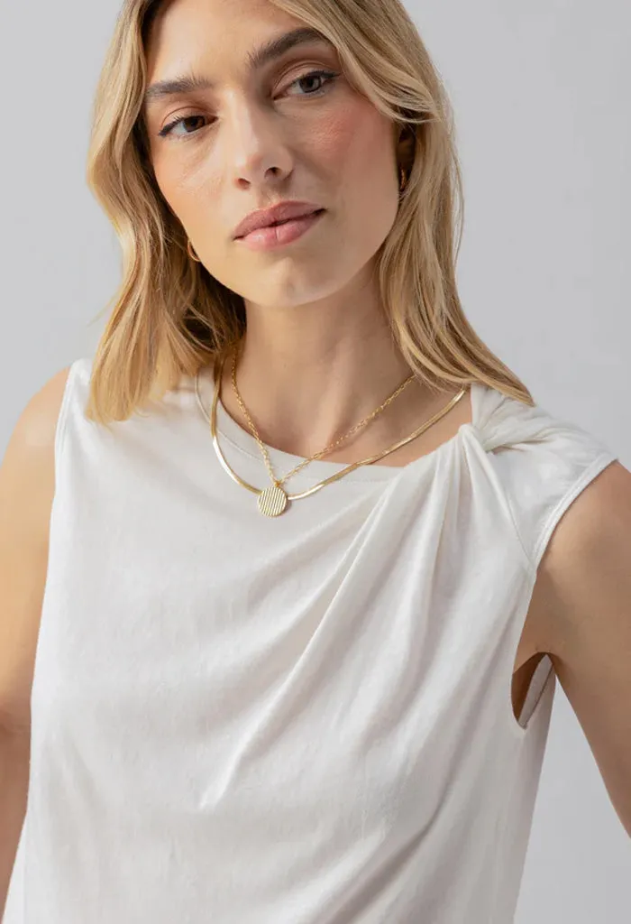 Sun's Out Tee-White