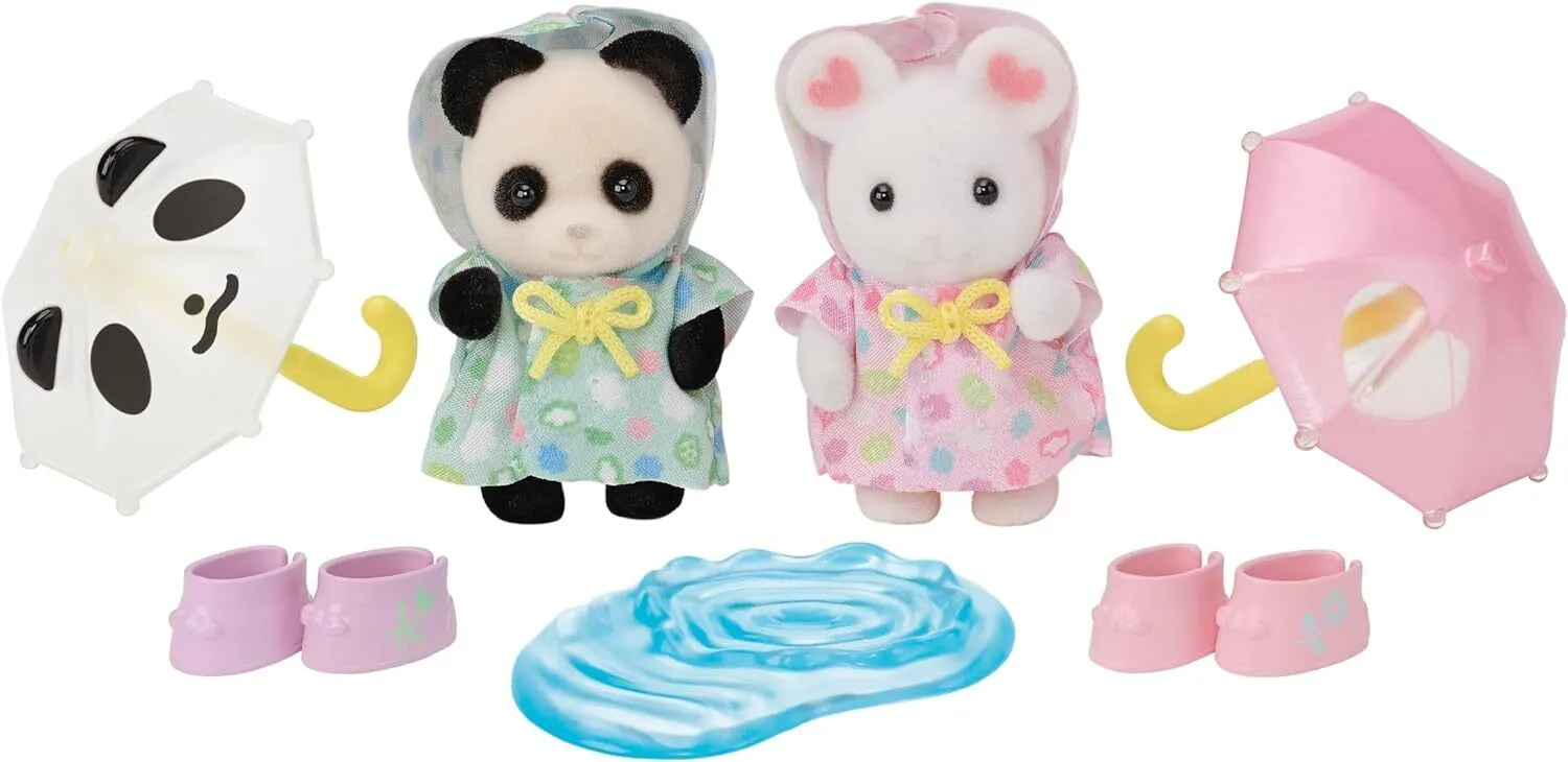 SYLVANIAN FAMILIES Nursery Friends -Rainy Day Duo