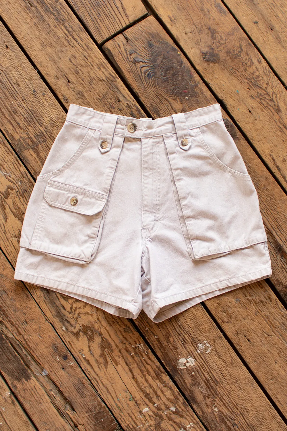Vintage 1980s Banana Republic Cargo Shorts with 5 pockets - Small